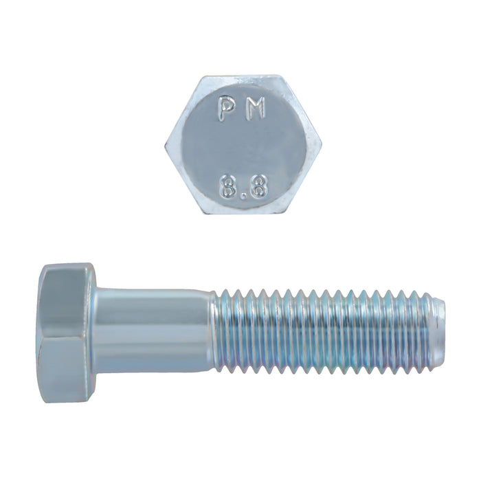 H. Paulin (680) 608-418 Paulin M12-1.75 x 50mm Metric Hex Head Cap Screws CL 8.8 Coarse Zinc DIN931 PT 50 Pcs