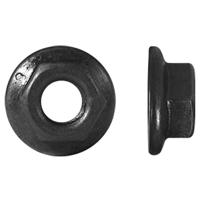 H. Paulin (680) 910-0120 Papco M5-0.80 Metric Flange Nuts Class 10 DIN-6923 Steel Black Oxide 3Pcs