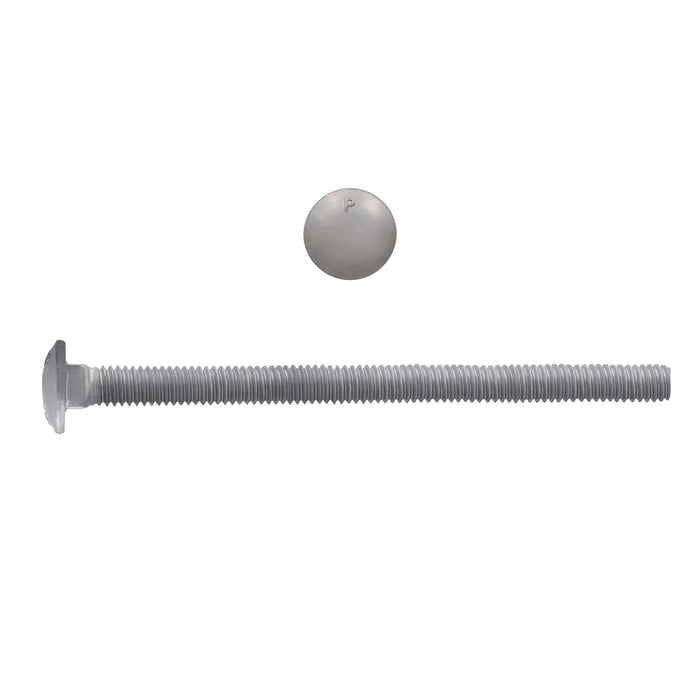 H. Paulin (680) 852-324 Paulin 1/4"-20 x 4" Carriage Bolts Galvanized Grade 2 UNC FT 100 Pcs