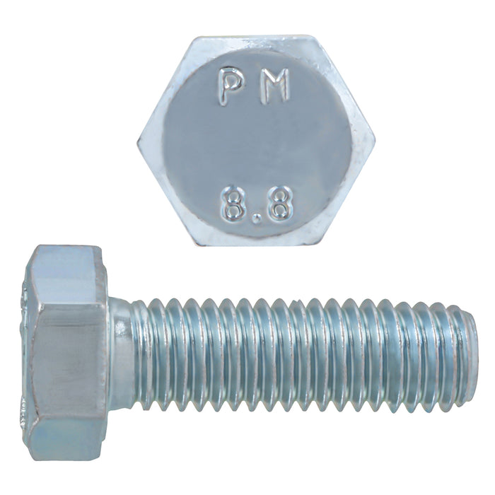 H. Paulin (680) 608-272 Paulin M6-1.00 x 20mm Metric Hex Head Cap Screws CL 8.8 Coarse Zinc DIN933 FT 100 Pcs