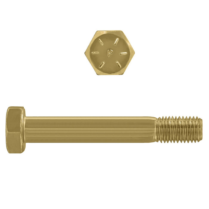 H. Paulin (680) B079-733 Paulin 3/4"-10 x 7-1/2" Hex Head Cap Screws Grade 8 UNC Zinc-Yellow PT 35 Pcs