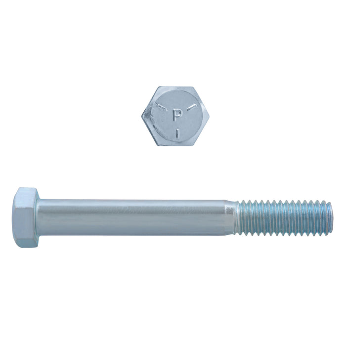 H. Paulin 075-500 Paulin 3/8"-16 x 3" Hex Head Cap Screws Grade 5 UNC Zinc PT 100 Pcs