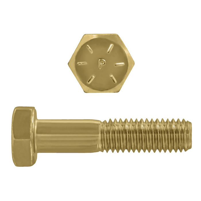 H. Paulin (680) B079-316 Paulin 1/4"-20 x 2" Hex Head Cap Screws Grade 8 UNC Bare Metal PT 1200 Pcs