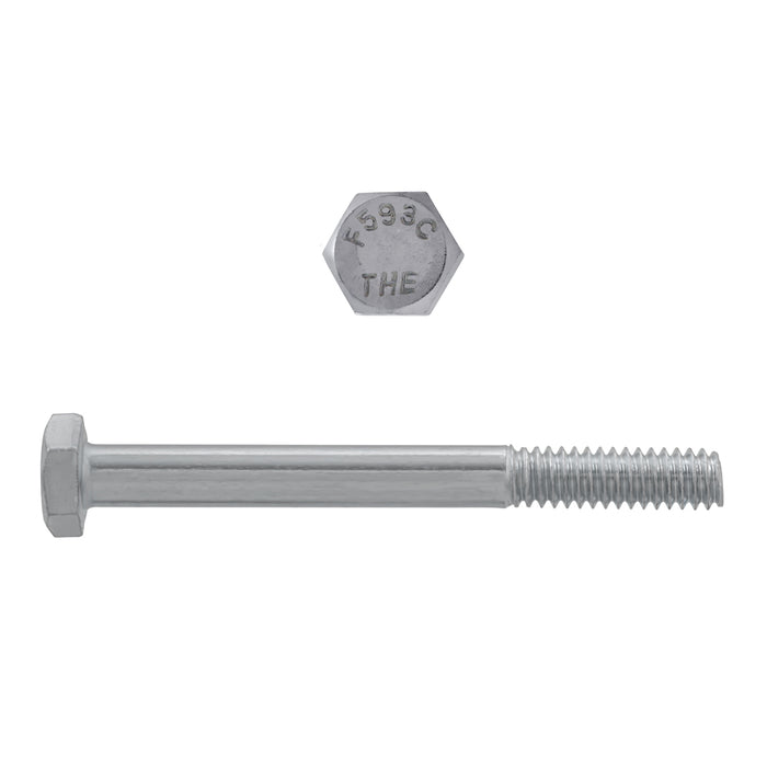 H. Paulin (680) 5000-318 Paulin 1/4"-20 x 2-1/2" Hex Head Cap Screws 18.8 Stainless UNC PT 50 Pcs