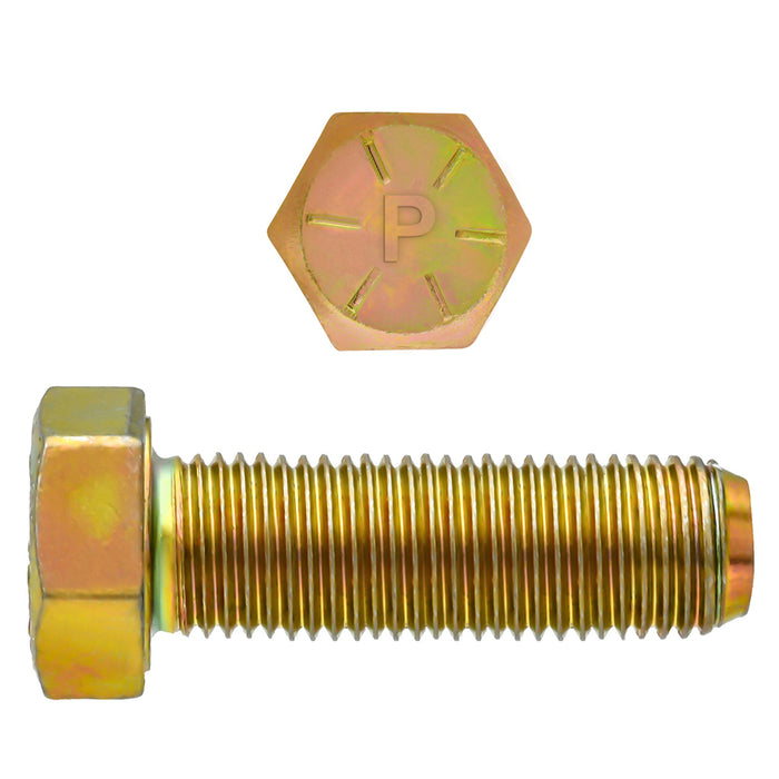 H. Paulin (680) 080-765 Paulin 7/8"-14 x 2-3/4" Hex Head Cap Screws Grade 8 UNF Zinc FT 20 Pcs