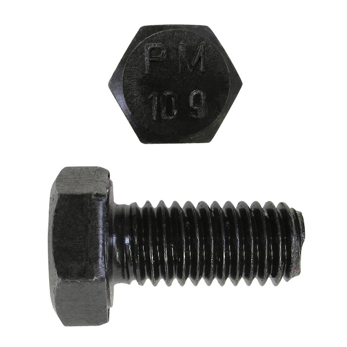 H. Paulin (680) 612-412 Paulin M12-1.75 x 25mm Metric Hex Head Cap Screws CL 10.9 Coarse Bare Metal DIN933 FT 50 Pcs