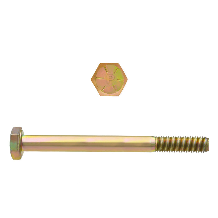 H. Paulin 080-457 Paulin 5/16"-24 x 3-1/2" Hex Head Cap Screws Grade 8 UNF Zinc-Yellow PT 100 Pcs