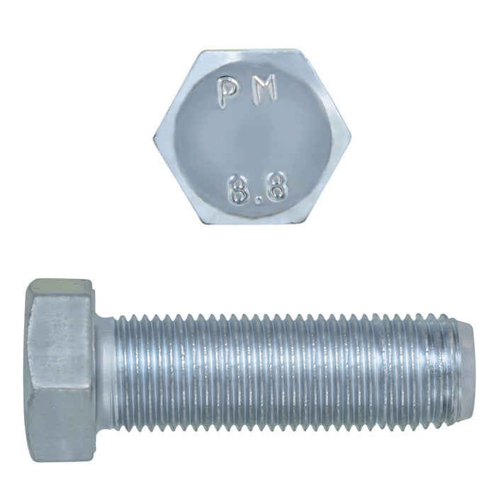 H. Paulin (680) 609-416 Paulin M12-1.50 x 40mm Metric Hex Head Cap Screws CL 8.8 Fine Zinc DIN961 FT 25 Pcs