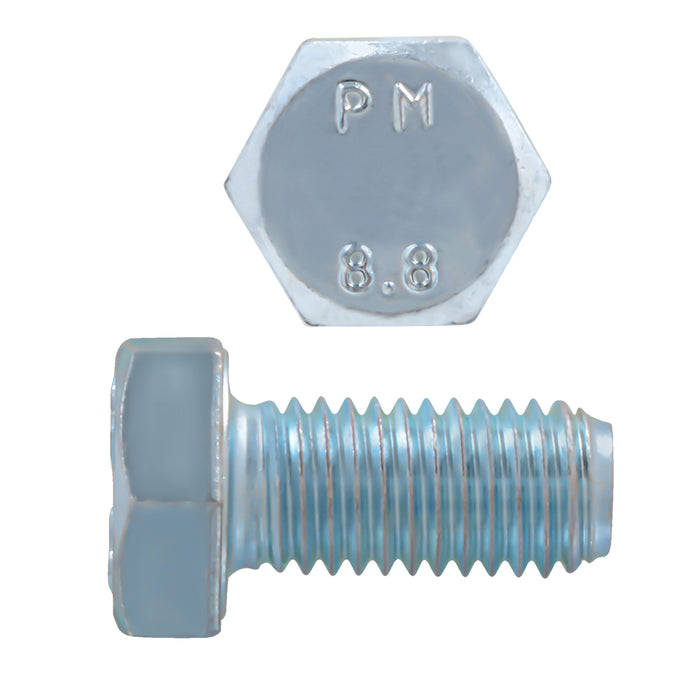 H. Paulin (680) 608-412 Paulin M12-1.75 x 25mm Metric Hex Head Cap Screws CL 8.8 Coarse Zinc DIN933 FT 50 Pcs