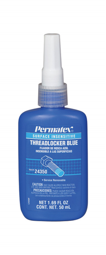 Permatex 24350 PERMATEX BLUE SURFACE INSENSITIVE THREADLOCKER 50ML BOTTLE