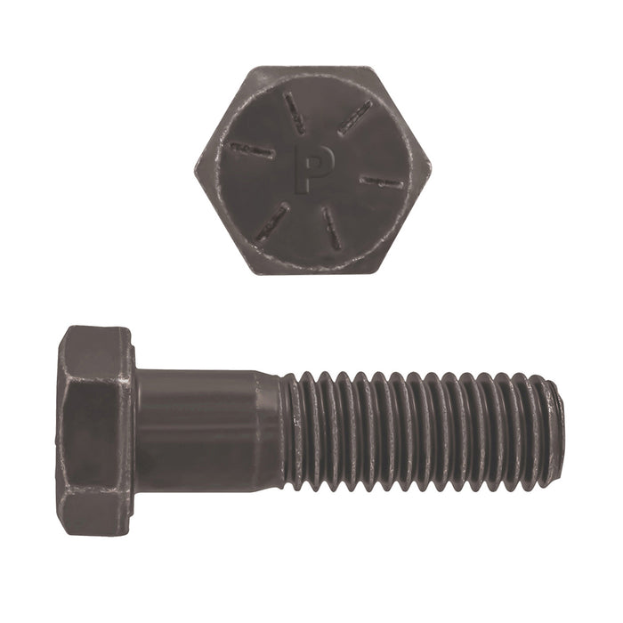 H. Paulin 077-448 Paulin 5/16"-18 x 1-1/2" Hex Head Cap Screws Grade 8 UNC Bare Metal PT 100 Pcs