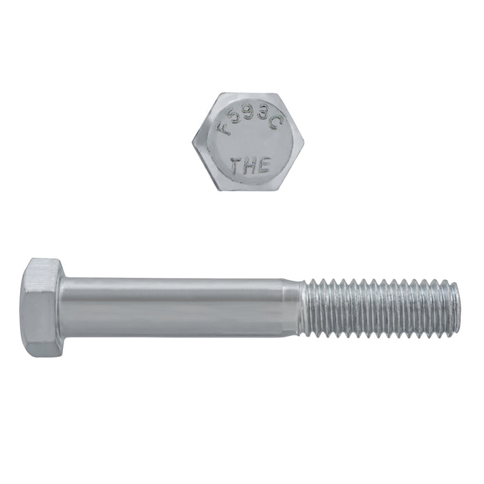 H. Paulin (680) 5000-498 Paulin 3/8"-16 x 2-1/2" Hex Head Cap Screws 18.8 Stainless UNC PT 50 Pcs