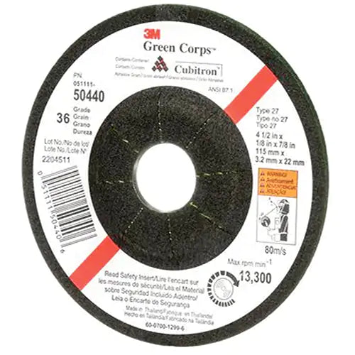 Green Corps™ Flexible Grinding Wheel Max. RPM - AB50443