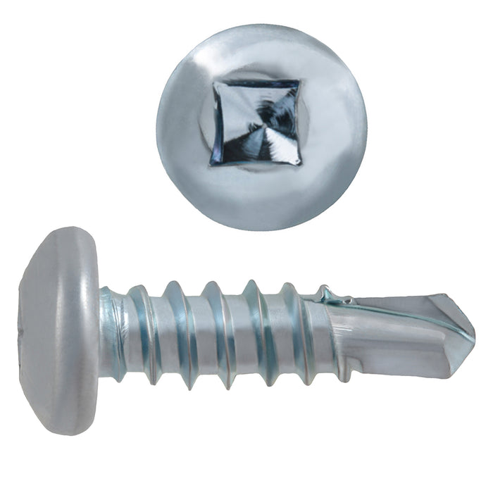 H. Paulin (680) 846-581 Papco No.6 x 1/2 PH SQR Tapping Screws Zinc 17Pcs