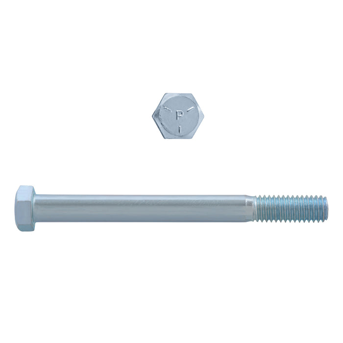 H. Paulin 075-504 Paulin 3/8"-16 x 4" Hex Head Cap Screws Grade 5 UNC Zinc PT 100 Pcs