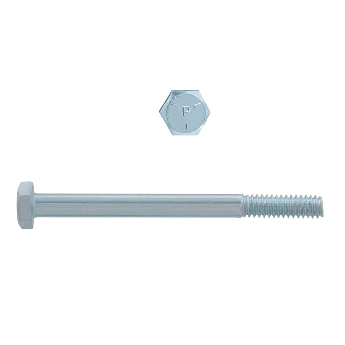 H. Paulin (680) 075-320 Paulin 1/4"-20 x 3" Hex Head Cap Screws Grade 5 UNC Zinc PT 100 Pcs