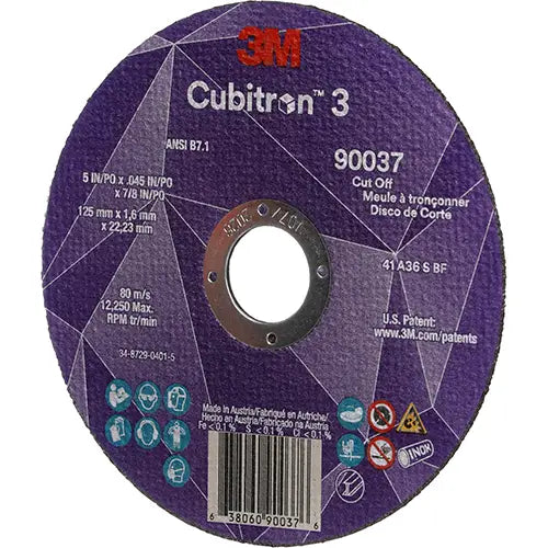 Cubitron™ 3 Cut-Off Wheel Max. RPM - 7100304007