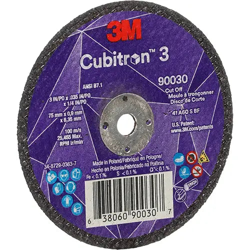 Cubitron™ 3 Cut-Off Wheel Max. RPM - 7100303860