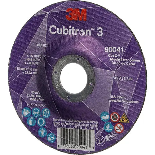 Cubitron™ 3 Cut-Off Wheel Max. RPM - 7100304008