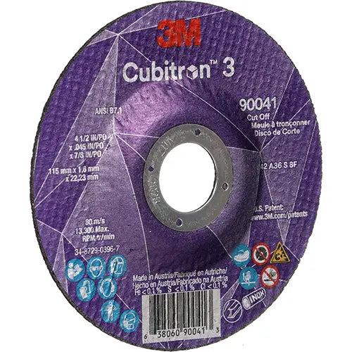 Cubitron™ 3 Cut-Off Wheel Max. RPM - 7100304008