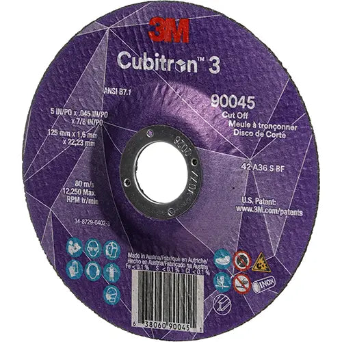 Cubitron™ 3 Cut-Off Wheel Max. RPM - 7100304010