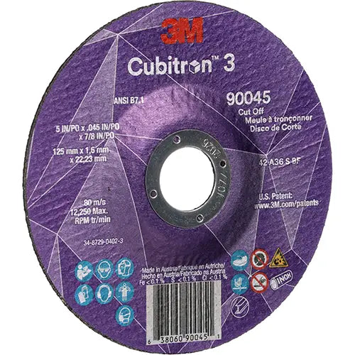 Cubitron™ 3 Cut-Off Wheel Max. RPM - 7100304010