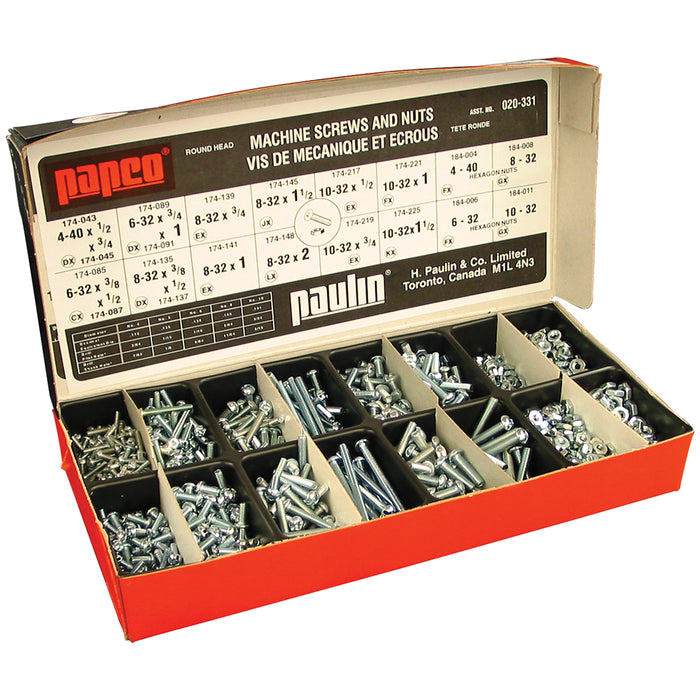 H. Paulin (680) 020-331 Paulin Steel Bright Utility Assortments 1Pcs