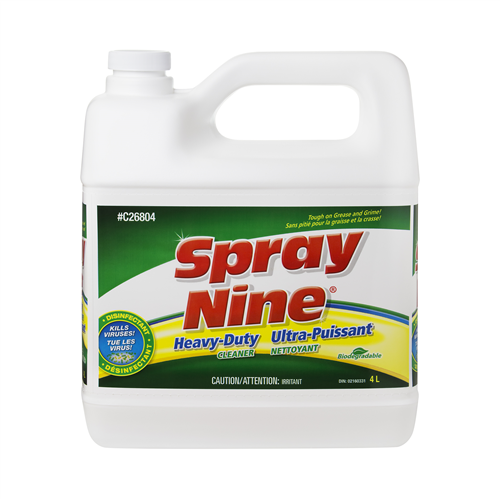 Permatex C26804 SPRAY NINE HEAVY-DUTY CLEANER/DISINFECTANT 4L JUG