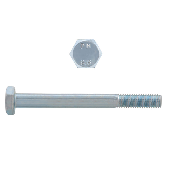 H. Paulin (680) 608-285 Paulin M6-1.00 x 70mm Metric Hex Head Cap Screws CL 8.8 Coarse Zinc DIN931 PT 100 Pcs