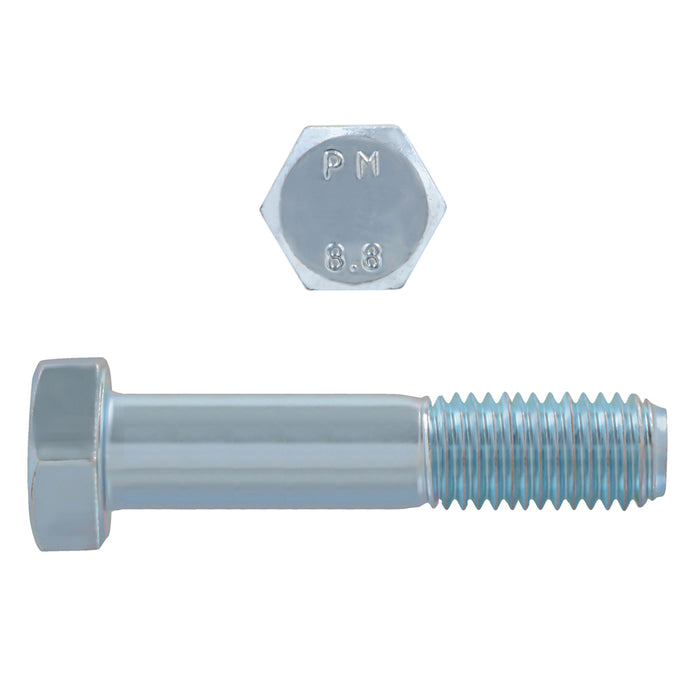 H. Paulin (680) 608-508 Paulin M18-2.50 x 80mm Metric Hex Head Cap Screws CL 8.8 Coarse Zinc DIN931 PT 25 Pcs