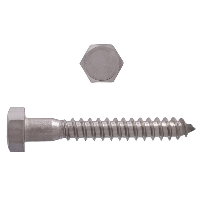 H. Paulin (680) 5003-453 Paulin 5/16" x 2-1/2" Hex Lag Bolts 18.8 Stainless Steel 25 pcs