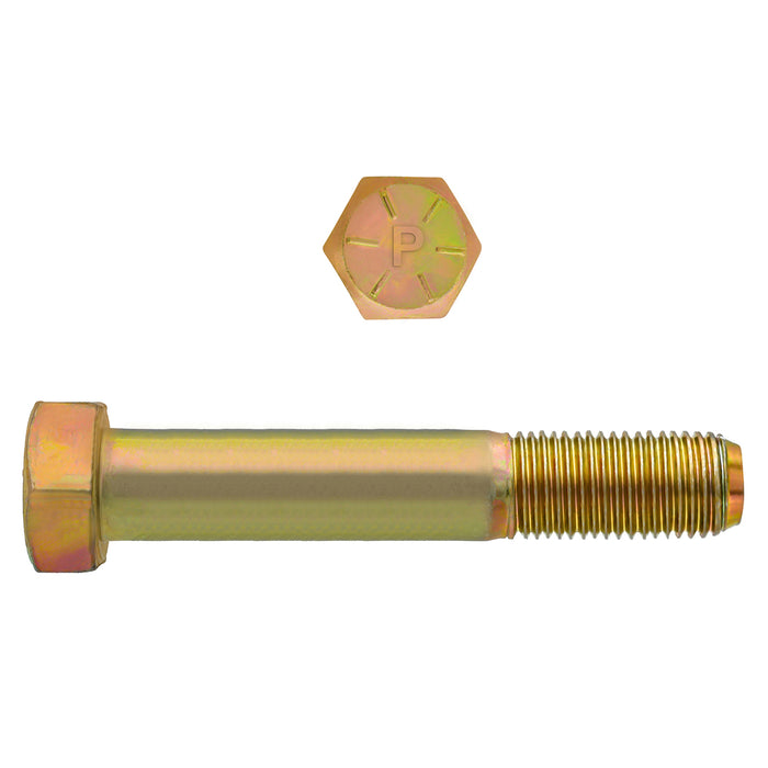 H. Paulin (680) B080-726 Paulin 3/4"-16 x 4-1/2" Hex Head Cap Screws Grade 8 UNF Zinc-Yellow PT 55 Pcs
