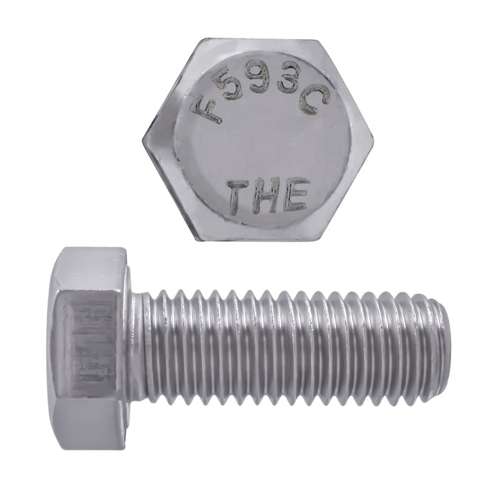 H. Paulin (680) 5000-672 Paulin 5/8"-11 x 1-1/2" Hex Head Cap Screws 18.8 Stainless UNC FT 25 Pcs