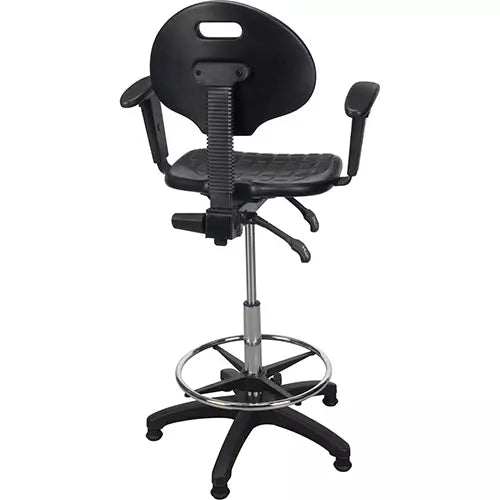 Heavy-Duty Ergonomic Stool with Adjustable Arm Rests - OR333