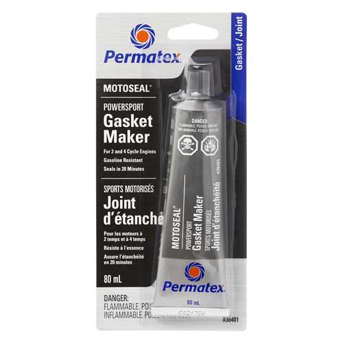 Permatex 38401 PERMATEX MOTOSEAL 1 GASKET MAKER 80ML CARDED TUBE