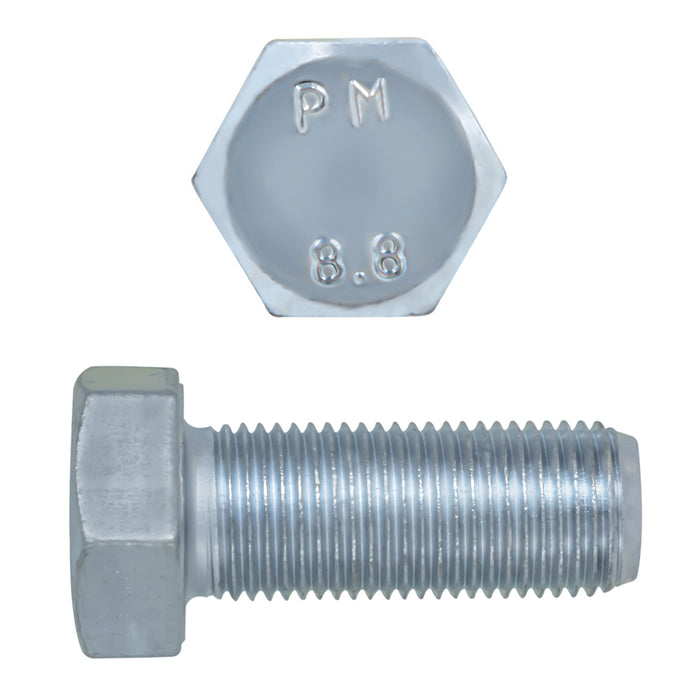 H. Paulin (680) 609-466 Paulin M16-1.50 x 40mm Metric Hex Head Cap Screws CL 8.8 Fine Zinc DIN961 FT 25 Pcs