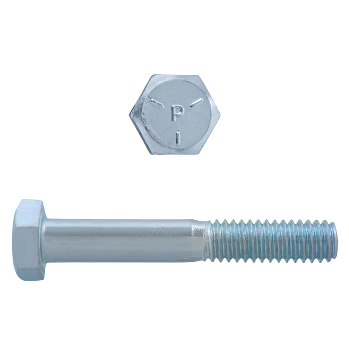H. Paulin 075-451 Paulin 5/16"-18 x 2" Hex Head Cap Screws Grade 5 UNC Zinc PT 100 Pcs