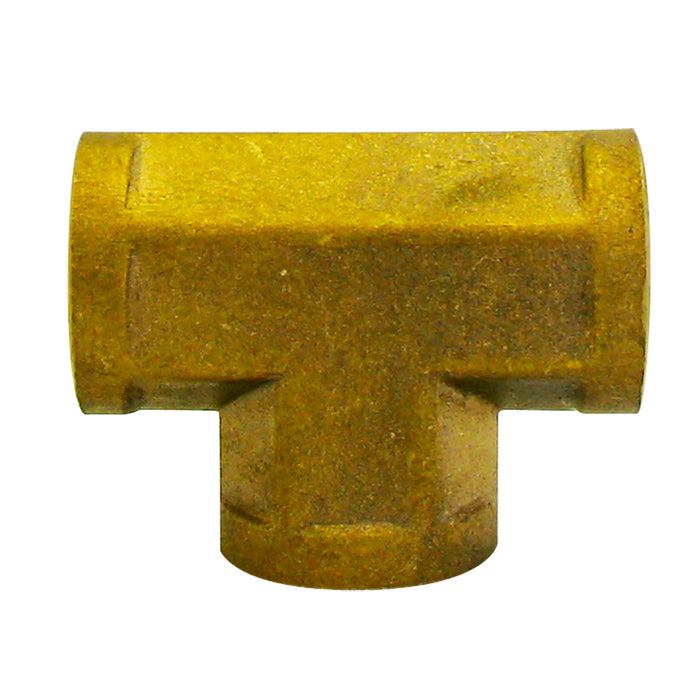 H. Paulin 009-417 Dominion 1/8" Pipe tee Brass 1Pcs