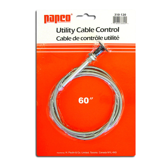 H. Paulin (680) 310-120 Papco 60" Push-Pull Controls 1Pcs