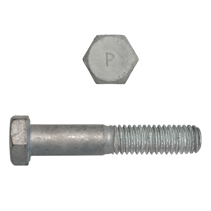 H. Paulin (680) 850-313 Paulin 1/4"-20 x 1-1/2" Hex Head Cap Screws Grade 2 UNC Galvanized PT 100 Pcs