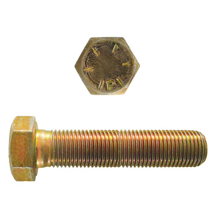 H. Paulin 615-362 Paulin M10-1.25 x 30mm Metric Hex Flange Bolts Zinc-Yellow Class 8.8 Fine Thread PT 15 Pcs