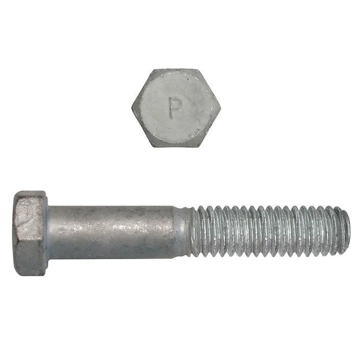 H. Paulin (680) 850-448 Paulin 5/16"-18 x 1-1/2" Hex Head Cap Screws Grade 2 UNC Galvanized PT 100 Pcs
