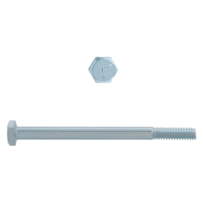 H. Paulin 075-322 Paulin 1/4"-20 x 3-1/2" Hex Head Cap Screws Grade 5 UNC Zinc PT 100 Pcs