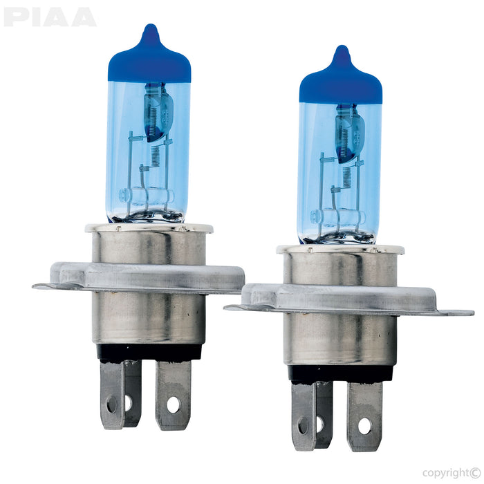 PIAA (179) 15224 PIAA H4 (9003 / HB2) Xtreme White Plus Bulb 55w 4000K, Twin Pack