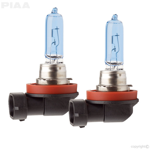 PIAA 19665 PIAA H9 Xtreme White Plus Bulb 65w 4000K, Twin Pack
