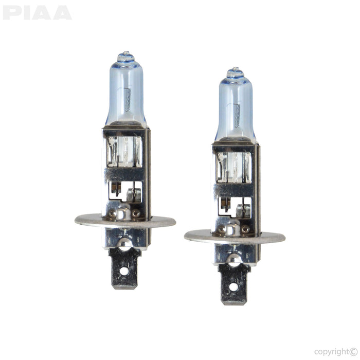 PIAA 23-10101 H1 Xtreme White Hybrid Bulb, 3900K - 12V 55W - Twin Pack