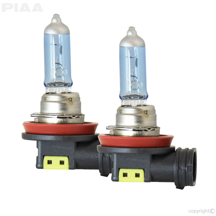PIAA 23-10111 H11 Xtreme White Hybrid Bulb, 3900K - 12V 55W - Twin Pack