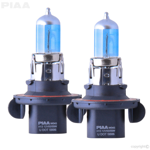 PIAA 23-10113 H13 Xtreme White Hybrid Bulb, 3900K - 12V 65/55W - Twin Pack