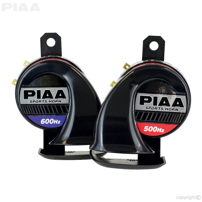 PIAA 85112 PIAA Sports Horn High Tone Kit 500Hz + 600 Hz, 115Db