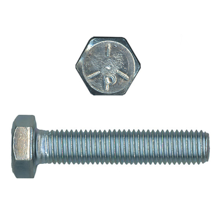 H. Paulin 611-420 Paulin M12-1.75 x 60mm Metric Hex Flange Bolts Zinc Class 10.9 Coarse Thread PT 10 Pcs